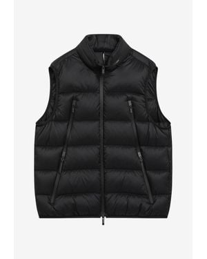 Moncler Reticone Down Vest - Black
