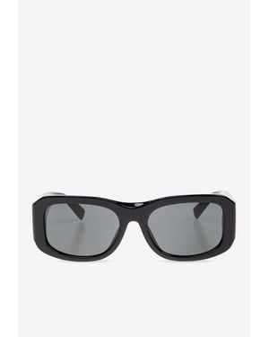 Dolce & Gabbana Rectangular Logo Sunglasses - Gray