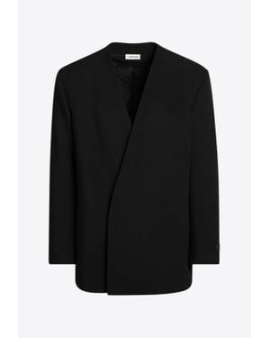 Fear Of God Double-Breasted Wool Blazer - Black