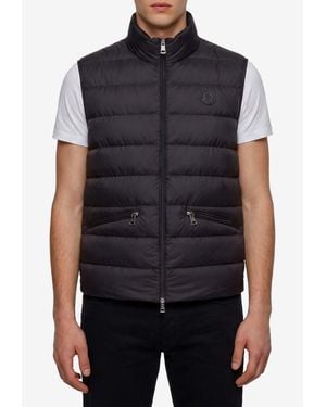 Moncler Treompan Zip-Up Padded Gilet - Black