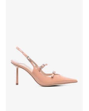 Le Silla Bella 60 Patent Leather Court Shoes - Pink