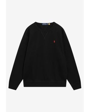 Polo Ralph Lauren Embroidered Pony Sweatshirt - Black