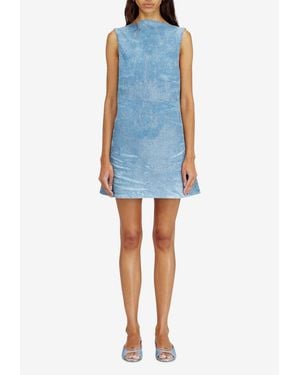 DIESEL Mini Denim Dress - Blue