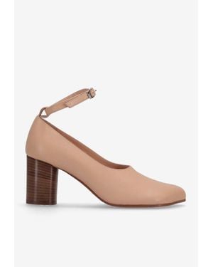 Niccolò Pasqualetti Obliqua 70 Leather Pumps - Pink