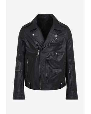 Rick Owens Leather jackets for Men | Online Sale up to 31 Rick Owens Leather jackets for Men | Online Sale up to 31