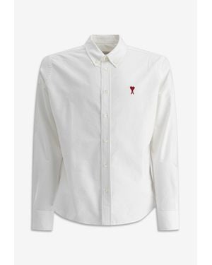 Ami Paris Ami De Coeur Casual Shirt - White