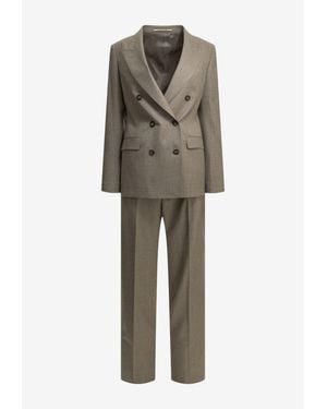 Tagliatore Parigi Double-Breasted Suit - Natural