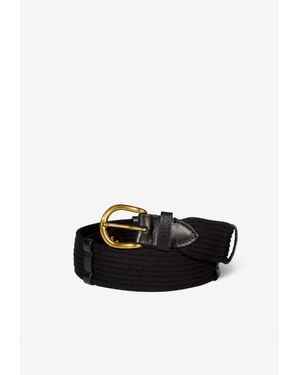 Jérôme Dreyfuss Wide Strap Belt - Black