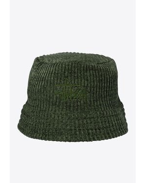 Stussy Multi-Knit Bucket Hat - Green