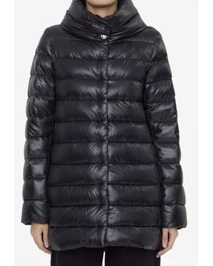 Herno Amelia Quilted Down Jacket - Black