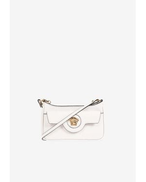 Versace Mini La Medusa Shoulder Bag - Natural