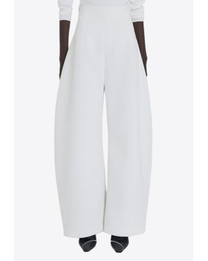 Awake Couture High-Rise Rounded Pants - White