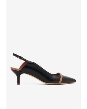 Malone Souliers Marion 45 Nappa Leather Court Shoes - White