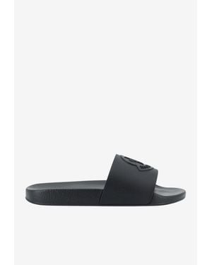 Moncler Basile Rubber Slides - White