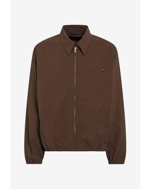 Prada Technical Zip-Up Jacket - Brown
