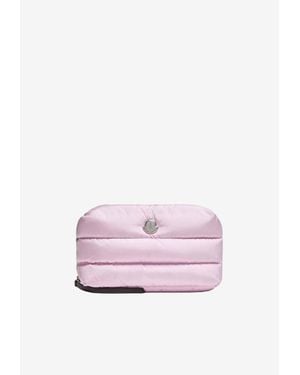Moncler Caradoc Padded Toiletry Pouch - Pink