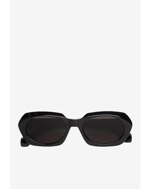 Retrosuperfuture Epoca Sculpted Geometric Sunglasses - Black