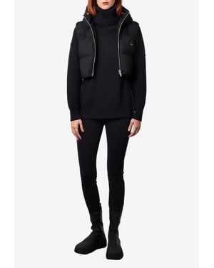 Moncler Willow Smith Alexi Cropped Padded Vest - Black