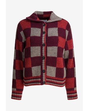 Filson Checkered Wool Cardigan
