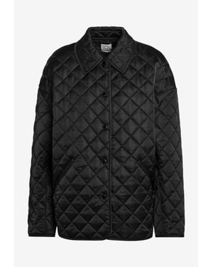 TOTEME Quilted Trapeze Jacket - Black