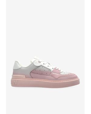 Balmain B-Court Flip Low-Top Sneakers - Pink