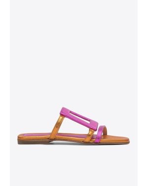 Elina Linardaki Retro Glam Slides - Pink