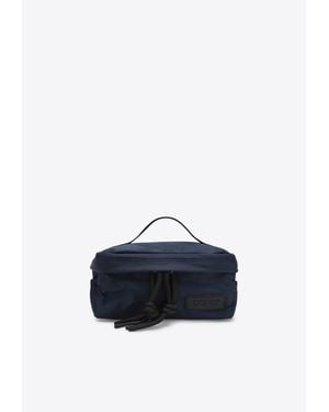 Rag & Bone Logo-Patch Pouch Bag - Blue