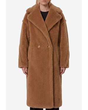 Max Mara Teddy Bear Icon Cashmere Coat - Brown