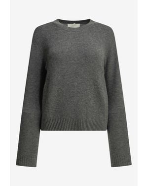 Lisa Yang Mable Cashmere Knit Sweater - Gray