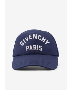 Givenchy Logo Embroidered Baseball Cap - Blue