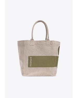 Isabel Marant Small Yenky Canvas Tote Bag - Natural