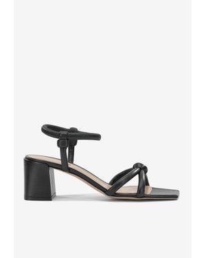 Gianvito Rossi Juno 55 Nappa Leather Sandals - White
