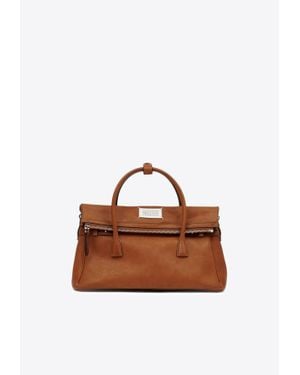 Maison Margiela 5Ac Classique Leather Top Handle Bag - Brown