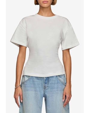EB DENIM Eero Basic Crewneck T-Shirt - White
