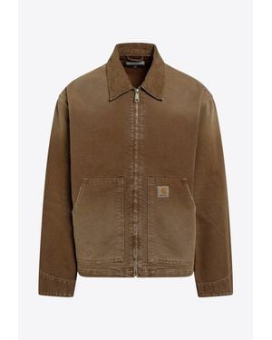 Carhartt Og Arcan Zip-Up Jacket - Brown