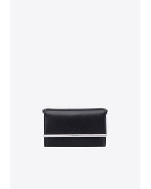 McQueen Leather Clutch Bag - White