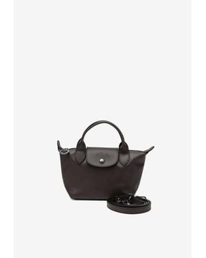 Longchamp Xs Le Pliage Xtra Top Handle Bag - Brown