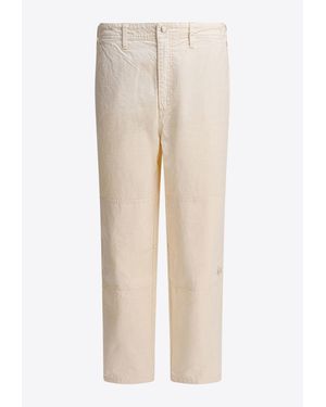 Stussy Field Straight-Leg Pants - Natural