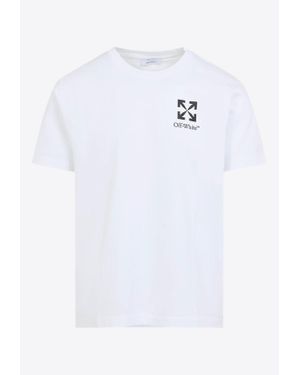 【Off-White】ロゴ刺繍 abloh 23 Tシャツ (送料関税込) Off-White c/o Virgil Abloh 23 Logo T-shirt in Black for Men