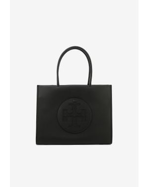 Tory Burch Small Ella Leather Tote Bag - Black