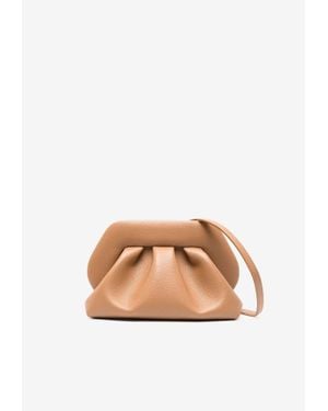 THEMOIRÈ Tia Faux Leather Clutch Bag - Natural