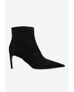 Dolce & Gabbana Leather 80 Ankle Boots - Black