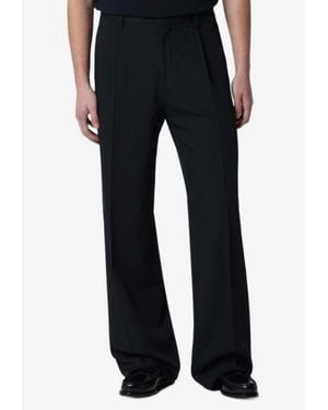 Lardini Tailored Wool Pants - Black