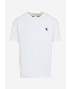 Valentino Vlogo Patch T-Shirt - White