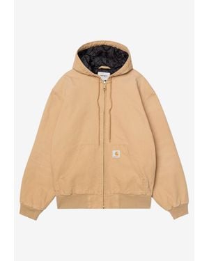 Carhartt Og Active Hooded Jacket - Natural