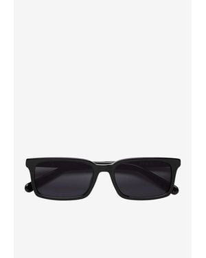 Retrosuperfuture Lunettes 5 Rectangular Sunglasses - Black