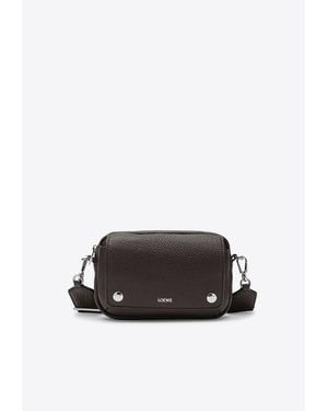 Loewe Small Pebble Crossbody Bag - White