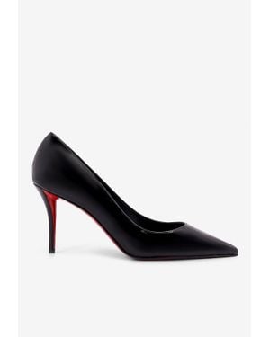 Christian Louboutin Miss Z 80 Patent Leather Pumps - Black