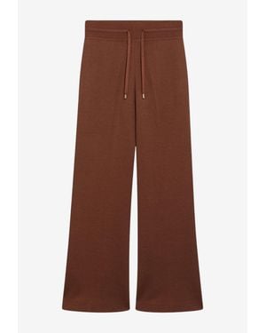 Loro Piana Viera Wide-Leg Pants - Brown