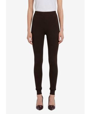 Balenciaga Techwear Logo Leggings - Black